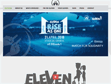 Tablet Screenshot of elevencampaign.org